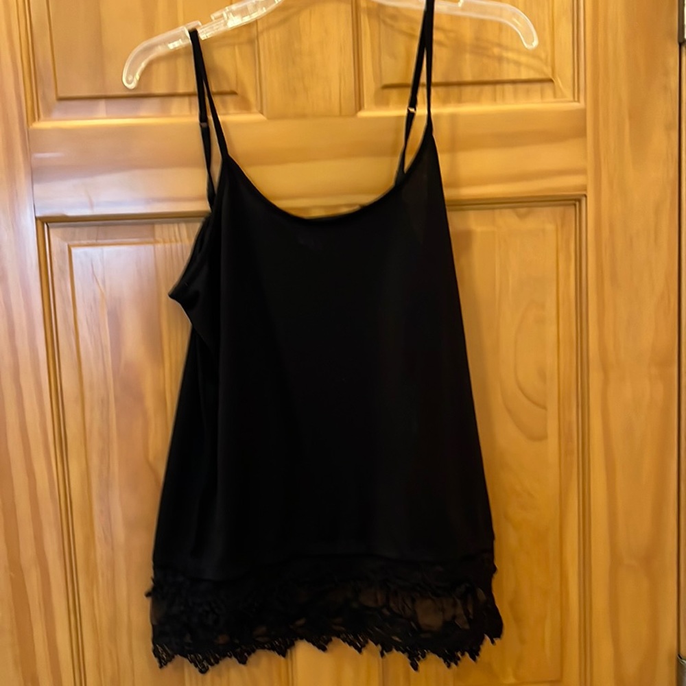 Tank with lace bottom
